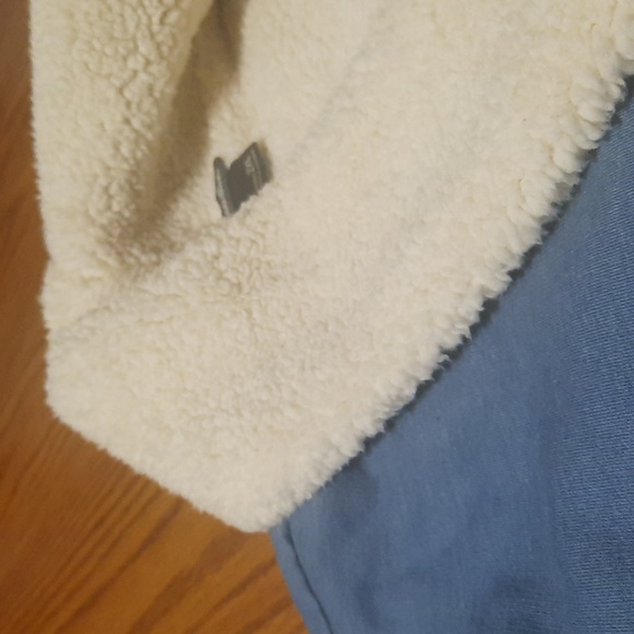 Eddie Bauer soft warm open 2 pocket cardigan light blue size 2XL - Picture 9 of 9